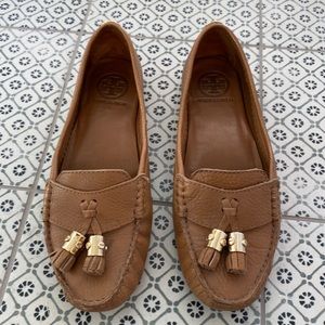 Tory Burch brown loafers